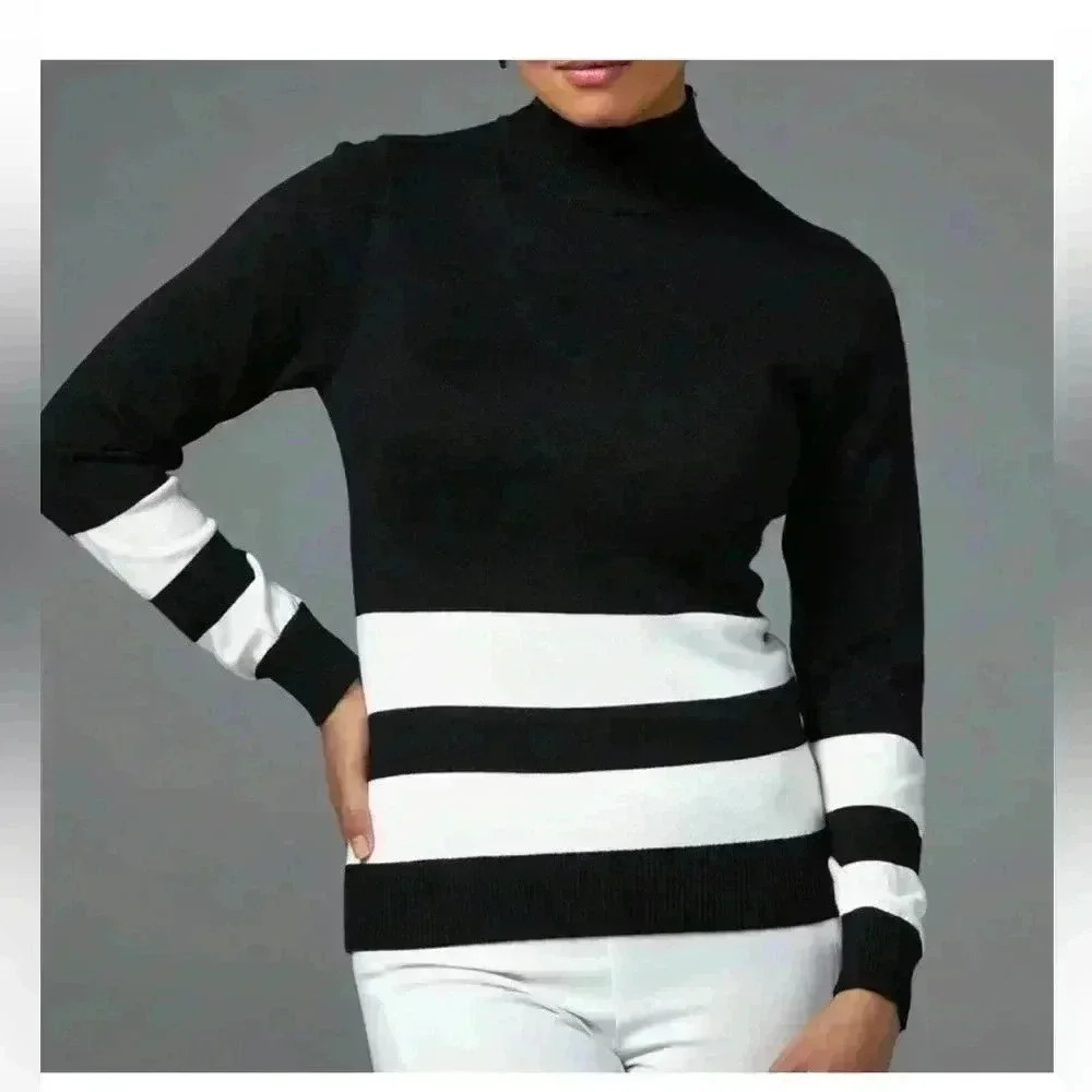 Franne Golde | The Adelyn Pullover | S | Mockneck |
